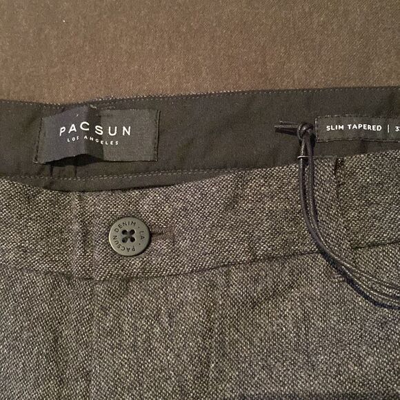 Women’s Pacsun Slim Tapered Wool Blend Pants Size 33 NWT - Picture 3 of 13